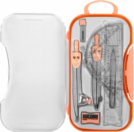 Изображение товара Готовальня Brauberg School Kit / 210717 (персиковый)