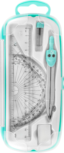 Изображение товара Готовальня Brauberg School Kit / 210705 (мятный)