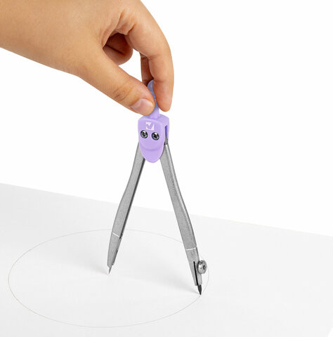 Изображение товара Готовальня Brauberg School Kit / 210714 (лавандовый)