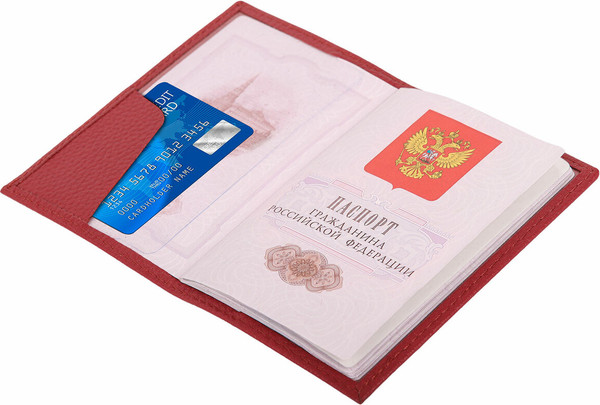 Изображение товара Обложка на паспорт Brauberg 238865 (красный)