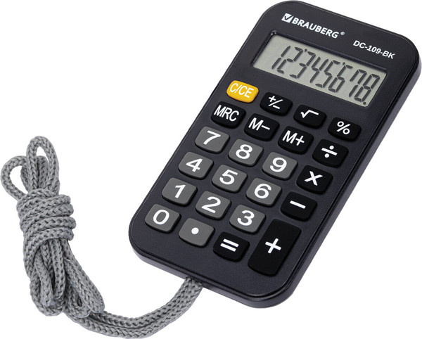 Изображение товара Калькулятор Brauberg 272642 (черный)