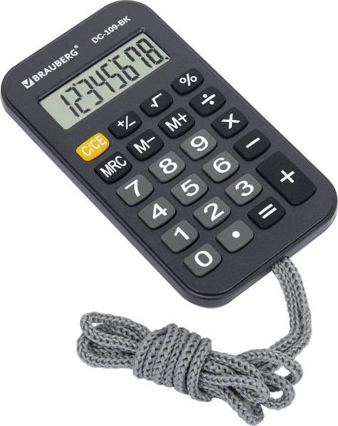 Изображение товара Калькулятор Brauberg 272642 (черный)