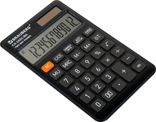 Изображение товара Калькулятор Brauberg 272647 (черный)