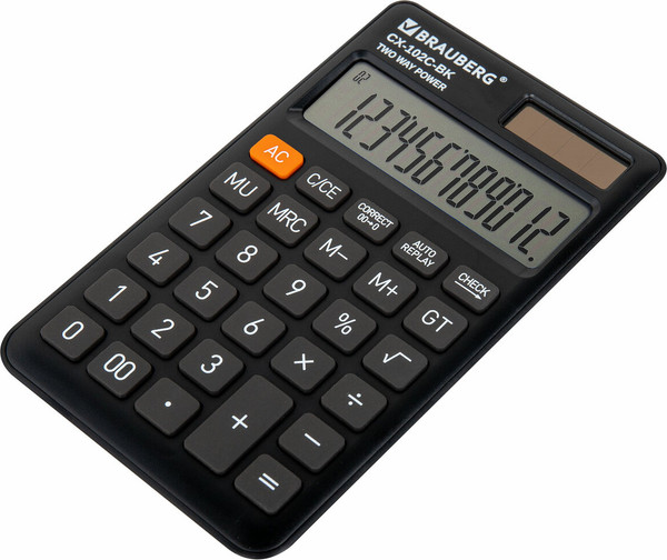 Изображение товара Калькулятор Brauberg 272647 (черный)