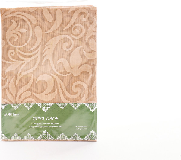 Изображение товара Скатерть Stolima Pina Lace 7005 Вензель (220x140)