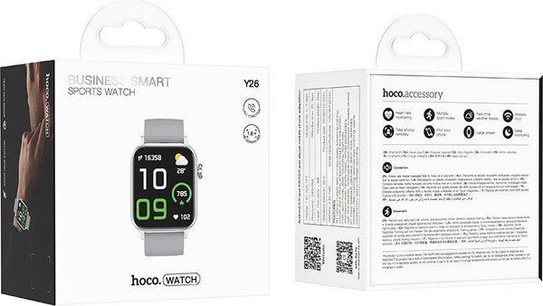 Изображение товара Умные часы Hoco Y26 Call Version (серебристый)