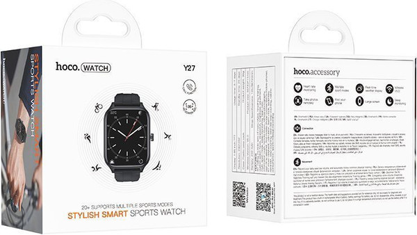 Изображение товара Умные часы Hoco Y27 Call Version (черный)