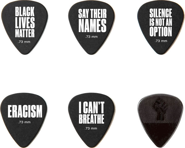 Изображение товара Набор медиаторов Dunlop Manufacturing BLMT02 Black Lives Matter .73