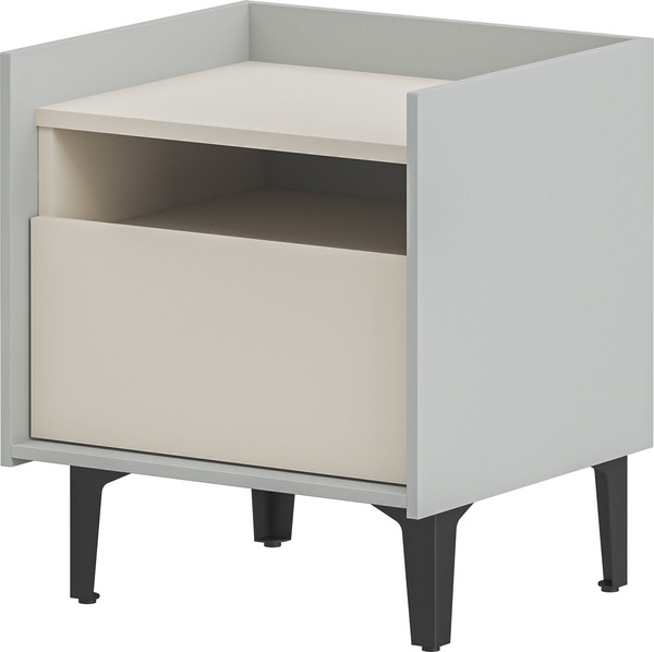 Изображение товара Прикроватная тумба Мебель-Неман Модена МН-048-07-Ц2 (персидский жемчуг/лунный камень)