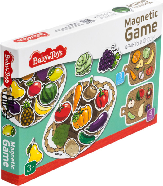 Изображение товара Развивающая игра Десятое королевство Магнитная. Фрукты и овощи / 05592