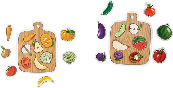 Изображение товара Развивающая игра Десятое королевство Магнитная. Фрукты и овощи / 05592