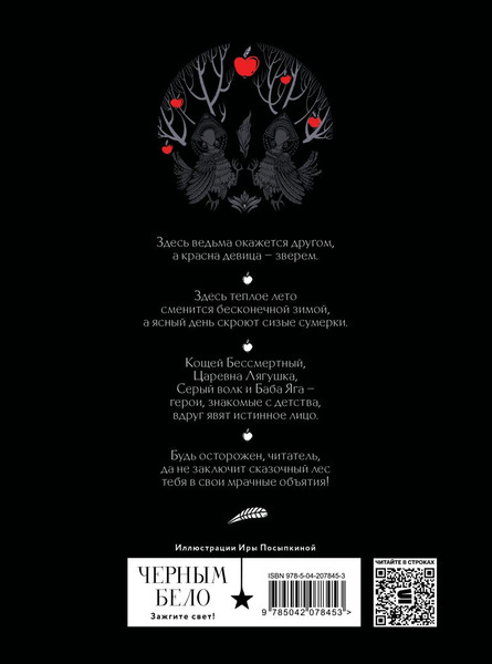 Изображение товара Книга Черным-бело Сказки печали и радости (Звонцова Екатерина и др.)