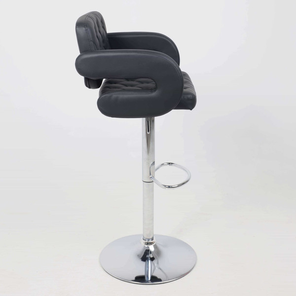 Изображение товара Стул барный AksHome Elton (экокожа черный/хром)