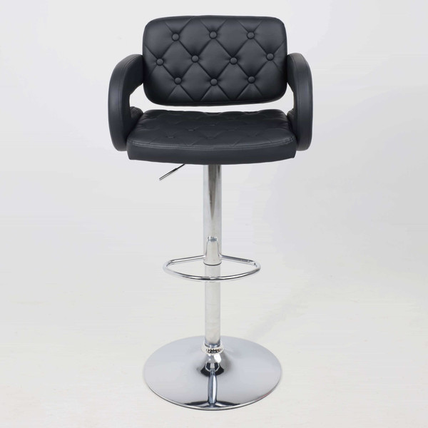 Изображение товара Стул барный AksHome Elton (экокожа черный/хром)