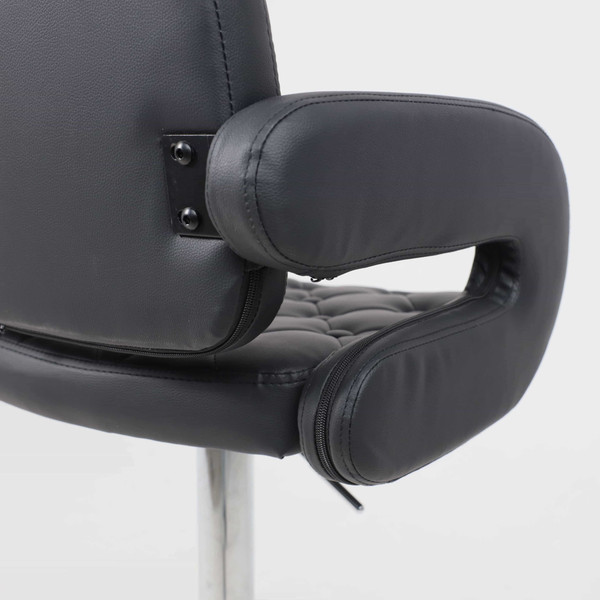 Изображение товара Стул барный AksHome Elton (экокожа черный/хром)