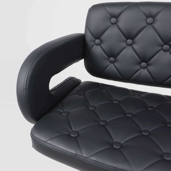 Изображение товара Стул барный AksHome Elton (экокожа черный/хром)