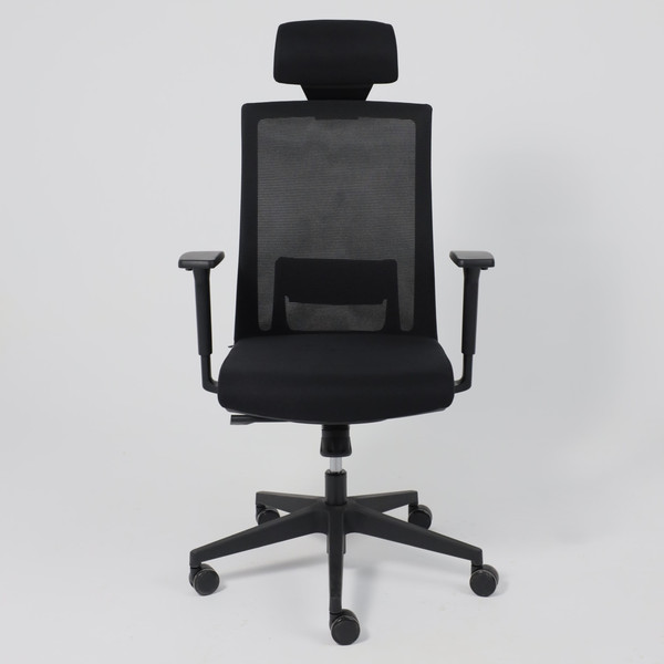 Изображение товара Кресло офисное AksHome Arcus (черная сетка/ткань/черный полиамид)