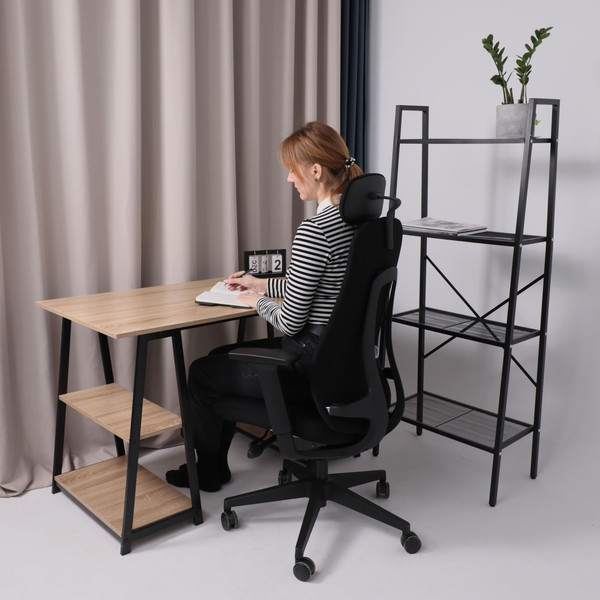 Изображение товара Кресло офисное AksHome Vortex (черная ткань/черный полиамид)