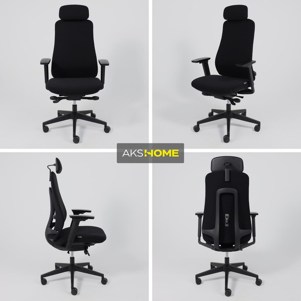 Изображение товара Кресло офисное AksHome Vortex (черная ткань/черный полиамид)