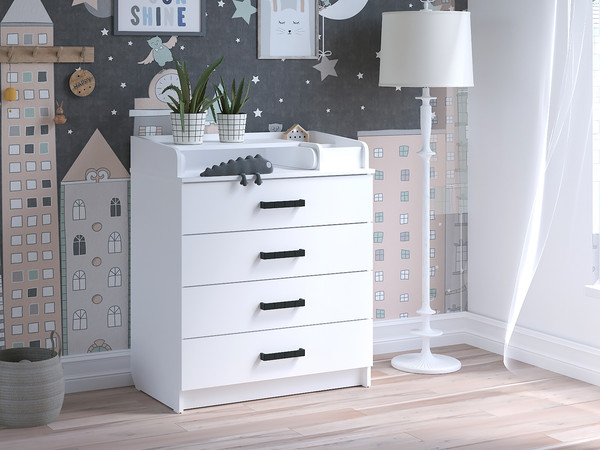 Изображение товара Комод пеленальный Атон Marvin (дуб белая аляска)