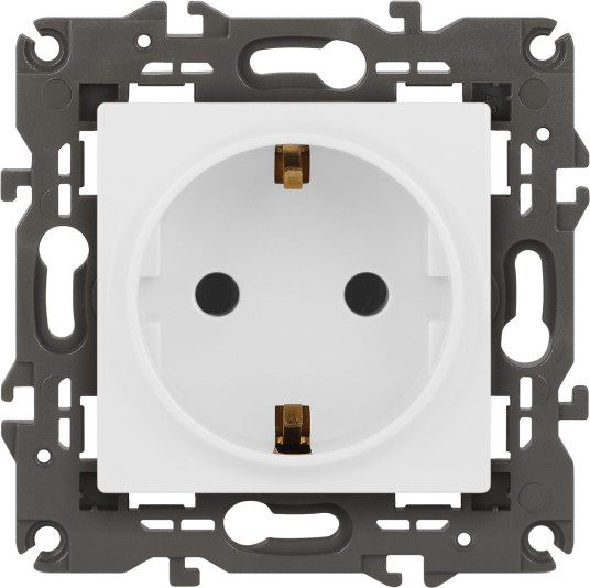 Изображение товара Розетка ЭРА Elegance 14-2101-01М 2P+E Schuko / Б0065800 (белый матовый)