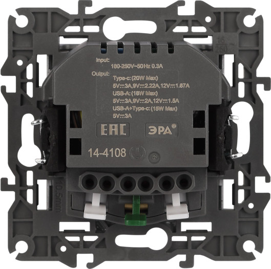 Изображение товара Розетка ЭРА Elegance 14-4108-02 2P+E 16A-250В / Б0067725 (слоновая кость)