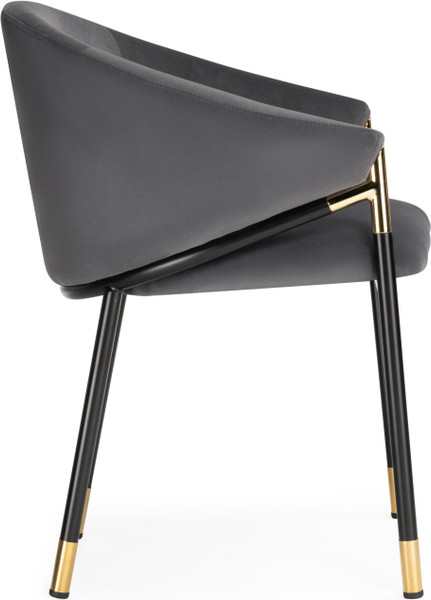 Изображение товара Стул Woodville Molton (серый/черный/золотой)