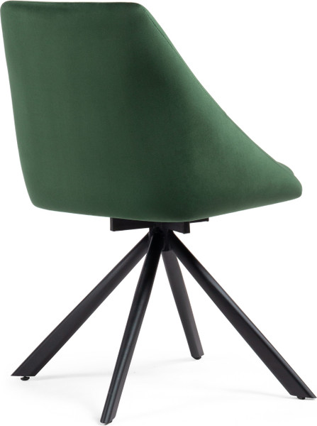 Изображение товара Стул Woodville Окленд поворотный (темно-зеленый/черный)