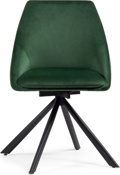 Изображение товара Стул Woodville Окленд поворотный (темно-зеленый/черный)