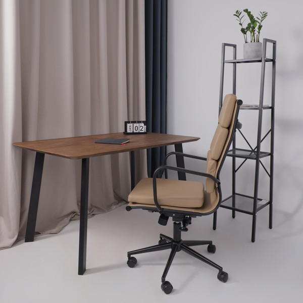 Изображение товара Кресло офисное AksHome Indigo (кофейный/черный)