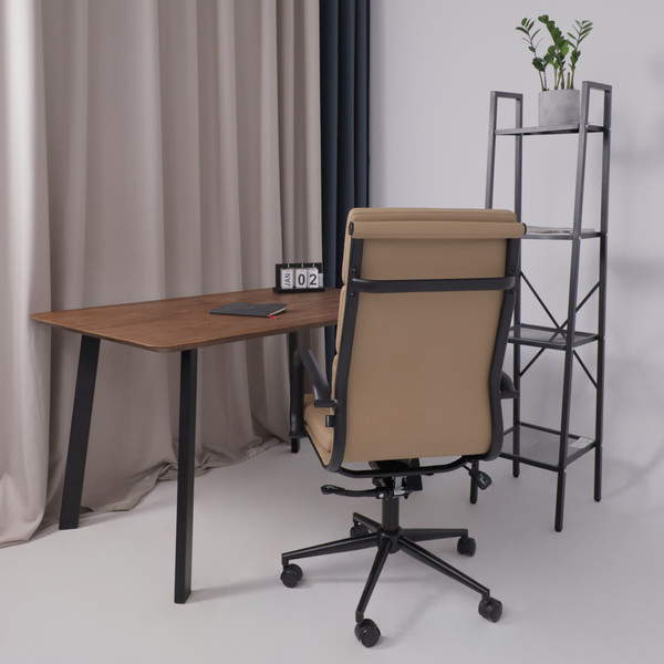 Изображение товара Кресло офисное AksHome Indigo (кофейный/черный)