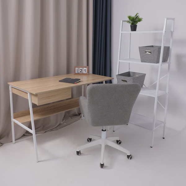 Изображение товара Кресло детское AksHome Musa (букле/серый)