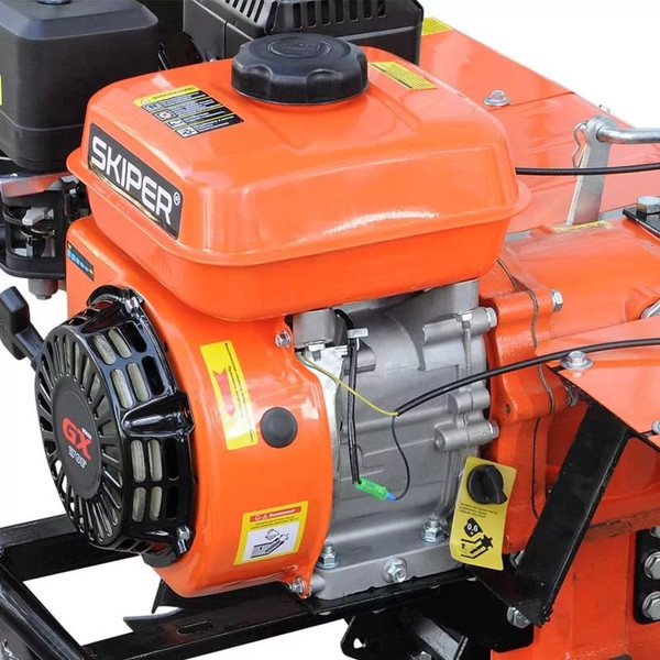 Изображение товара Миникультиватор бензиновый Skiper MB-880SE + колеса Brado 6.00-12 (комплект)