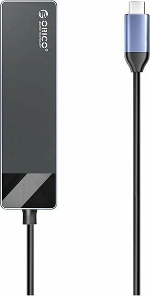 Изображение товара USB-хаб Orico DM-5R-BK-BP (черный/серый)