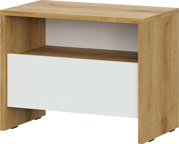 Изображение товара Прикроватная тумба Mio Tesoro Дольче (дуб золотистый/белый)