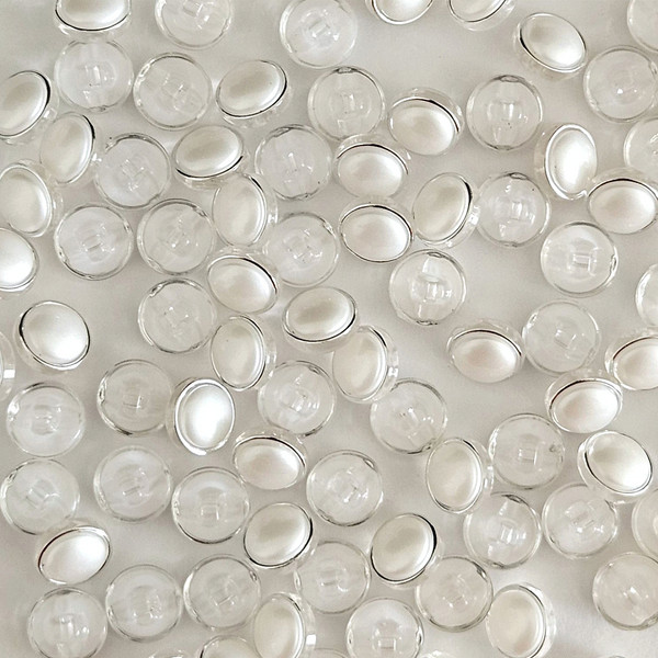 Изображение товара Набор пуговиц Sentex PN-19-11.5 (100шт, белый/серебряный)