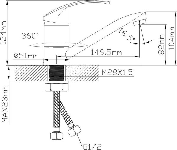 Изображение товара Смеситель Econoce EC0650