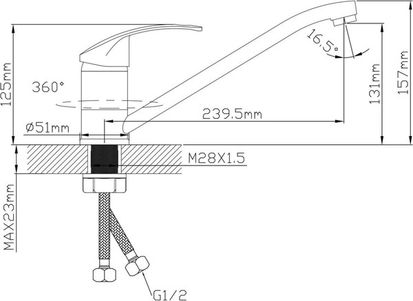 Изображение товара Смеситель Econoce EC0651