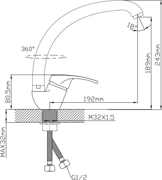 Изображение товара Смеситель Econoce EC0672