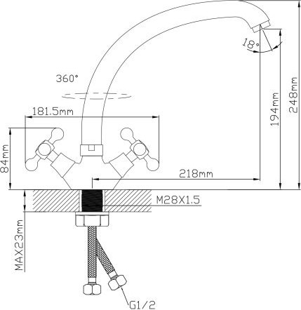 Изображение товара Смеситель Econoce EC0501