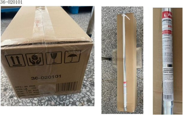 Изображение товара Карниз для ванны Perfecto Linea 36-020101 (2м, серебро)