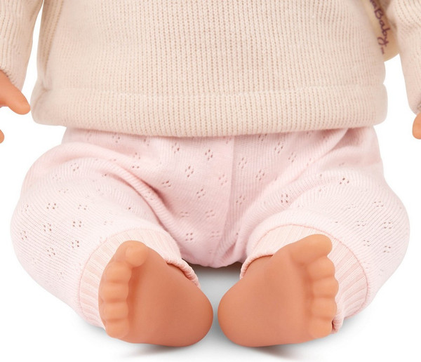 Изображение товара Пупс с аксессуарами LullaBaby С темными волосами в бежевой кофте, азиатка / LBY7283