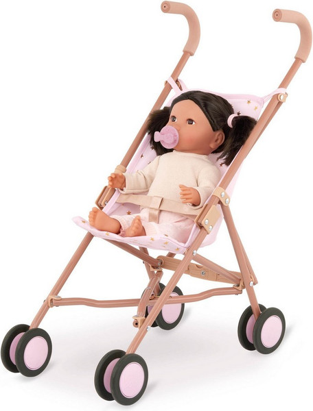 Изображение товара Пупс с аксессуарами LullaBaby С темными волосами в бежевой кофте, азиатка / LBY7283
