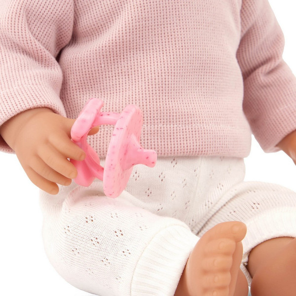 Изображение товара Пупс с аксессуарами LullaBaby Со светлыми волосами в розовой кофте / LBY7270