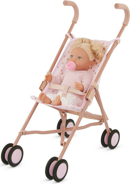 Изображение товара Пупс с аксессуарами LullaBaby Со светлыми волосами в розовой кофте / LBY7270