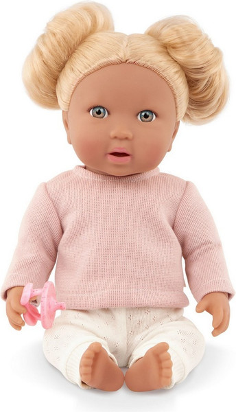 Изображение товара Пупс с аксессуарами LullaBaby Со светлыми волосами в розовой кофте / LBY7270