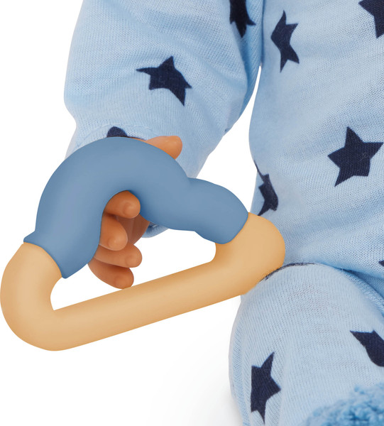 Изображение товара Набор аксессуаров для пупса LullaBaby Комплект одежды. Голубая пижама с шапочкой и обувью / LBY7643
