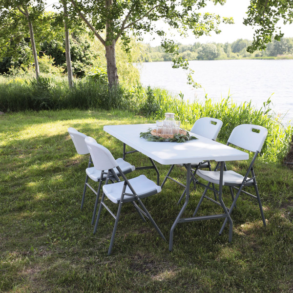 Изображение товара Стол складной AksHome 152x76x74 (белый)