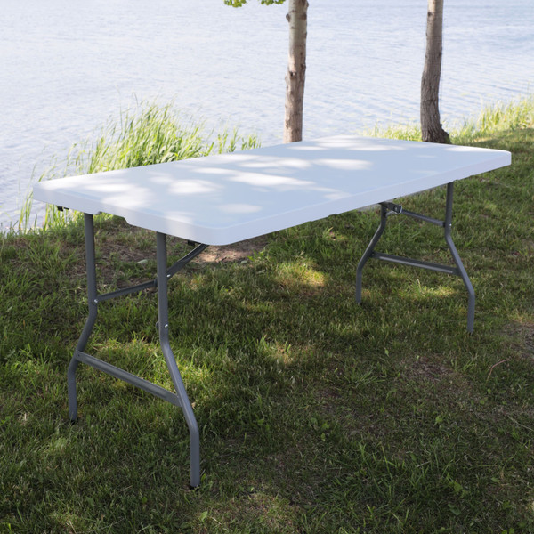 Изображение товара Стол складной AksHome 152x76x74 (белый)