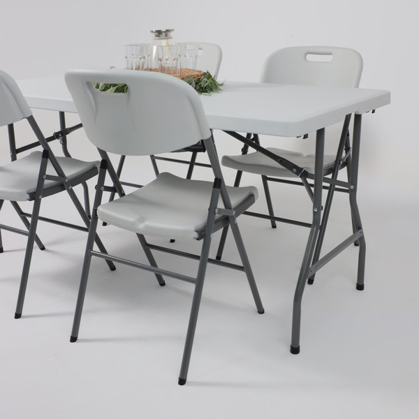 Изображение товара Стол складной AksHome 152x76x74 (белый)